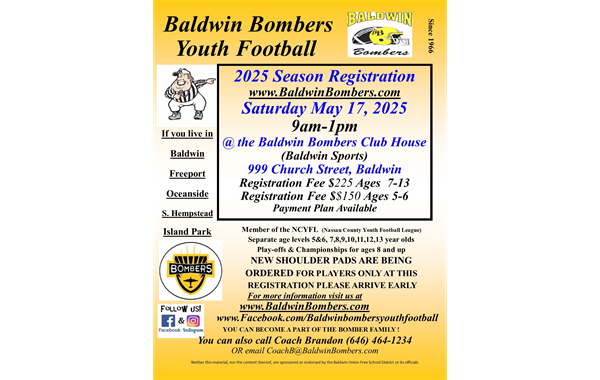 Bombers 2025 Registration 